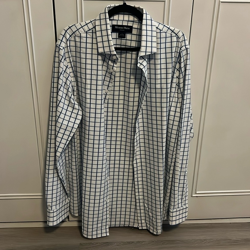 Mizzen and Main Leeward dress shirt in trim tall
